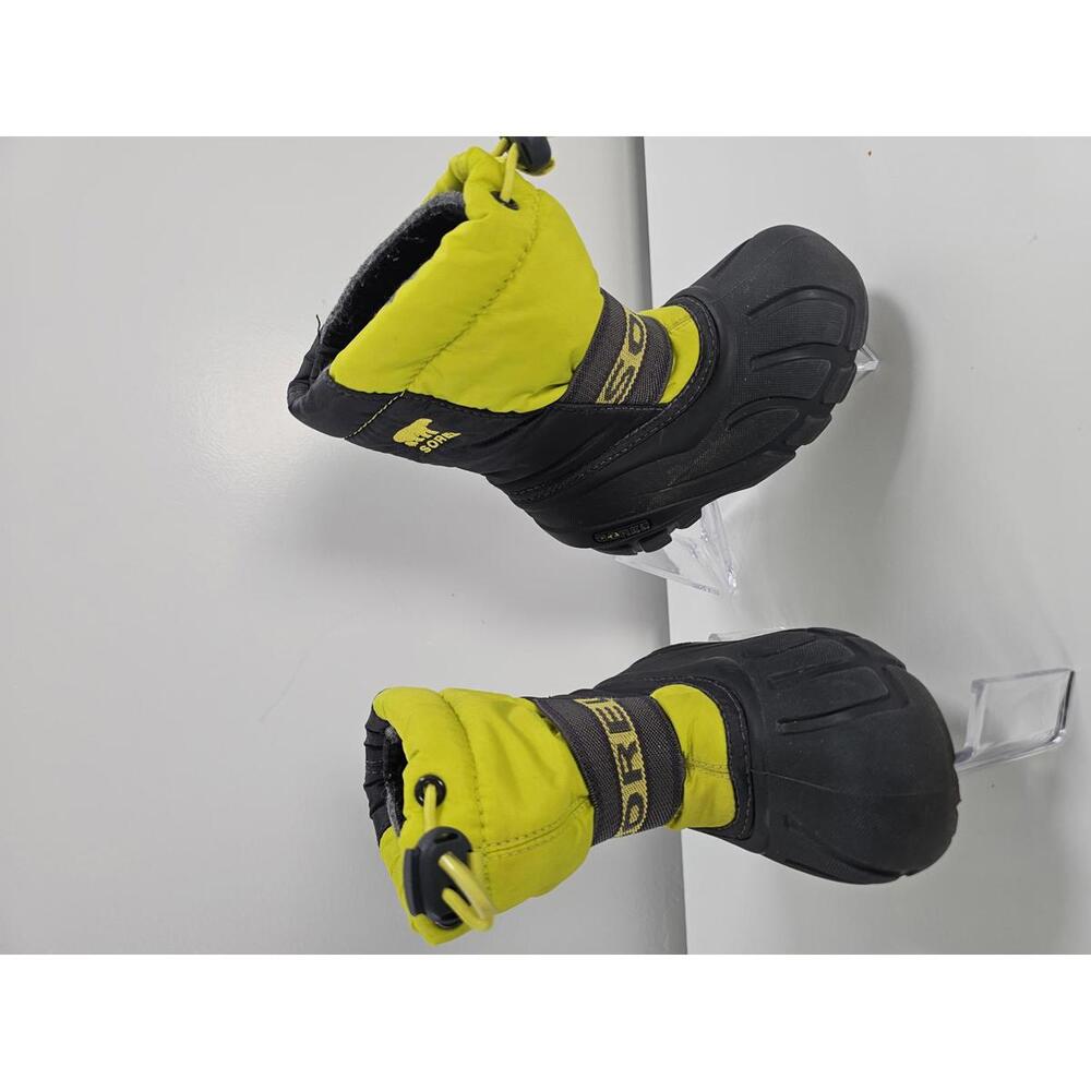 Sorel Kids Winter Snow Boots Yellow and Black Sz 7